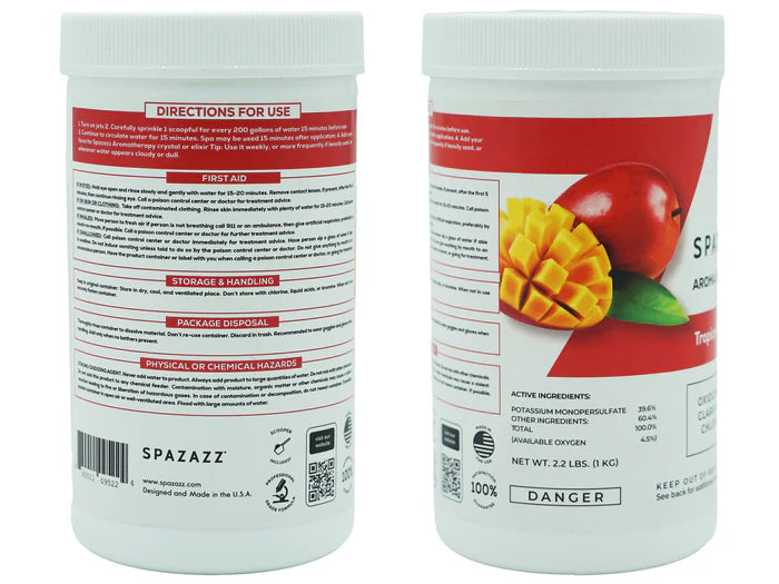 Spazazz Aroma Spa Shock Tropical Paradise