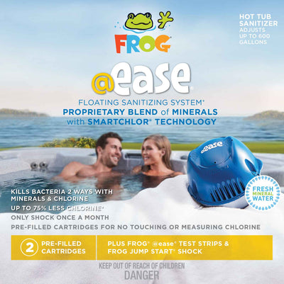 Frog @Ease Floating Sanitizer System for Hot Tubs and Spas