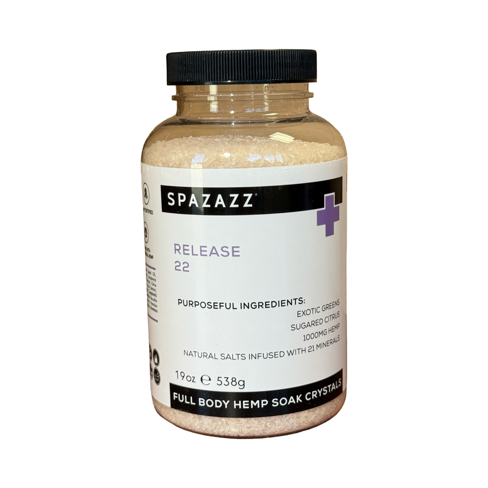 Spazazz Full Body Hemp Soak Crystals Release 22