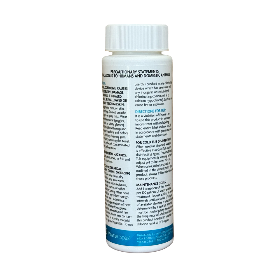 X454453 - Master Clear Sanitize (Cold Tub)