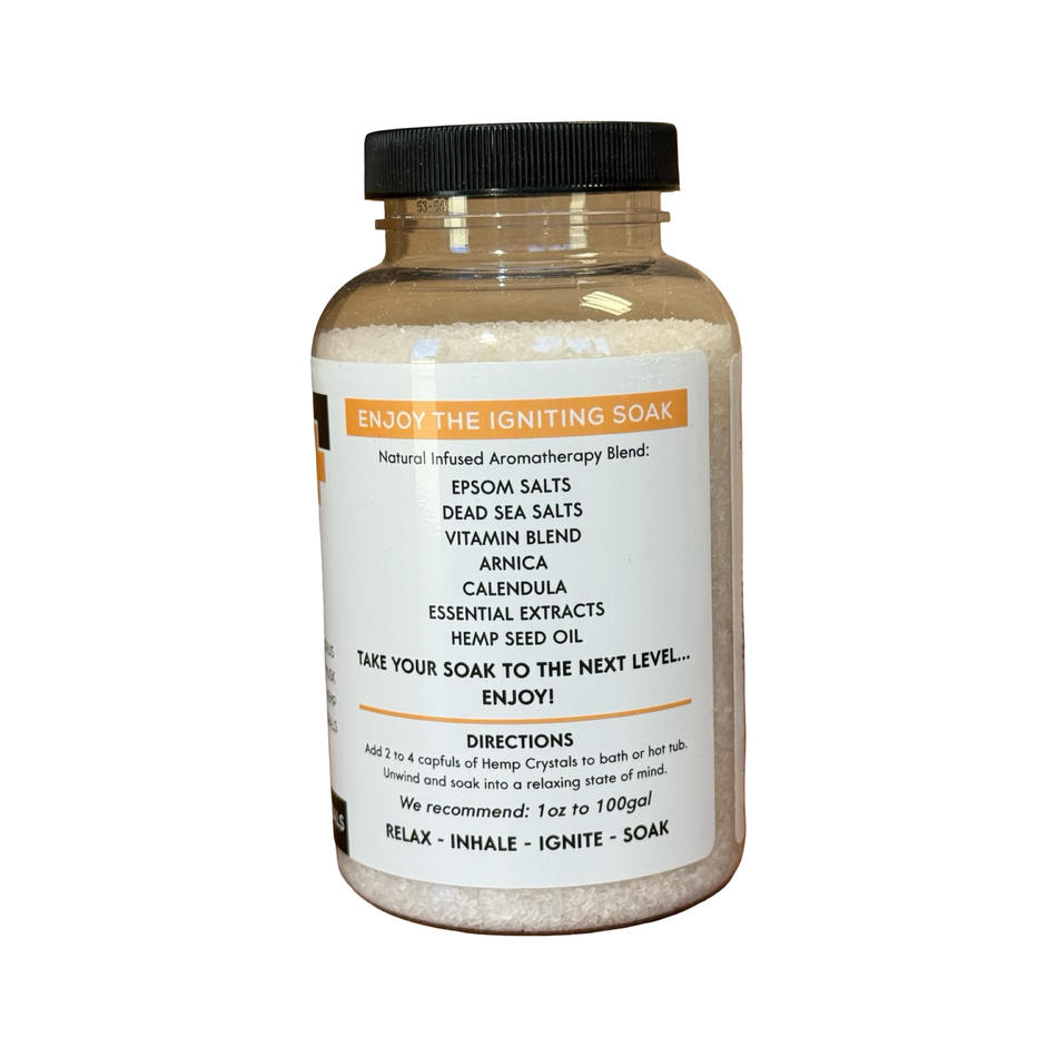 Spazazz Full Body Hemp Soak Crystals Ignite 09