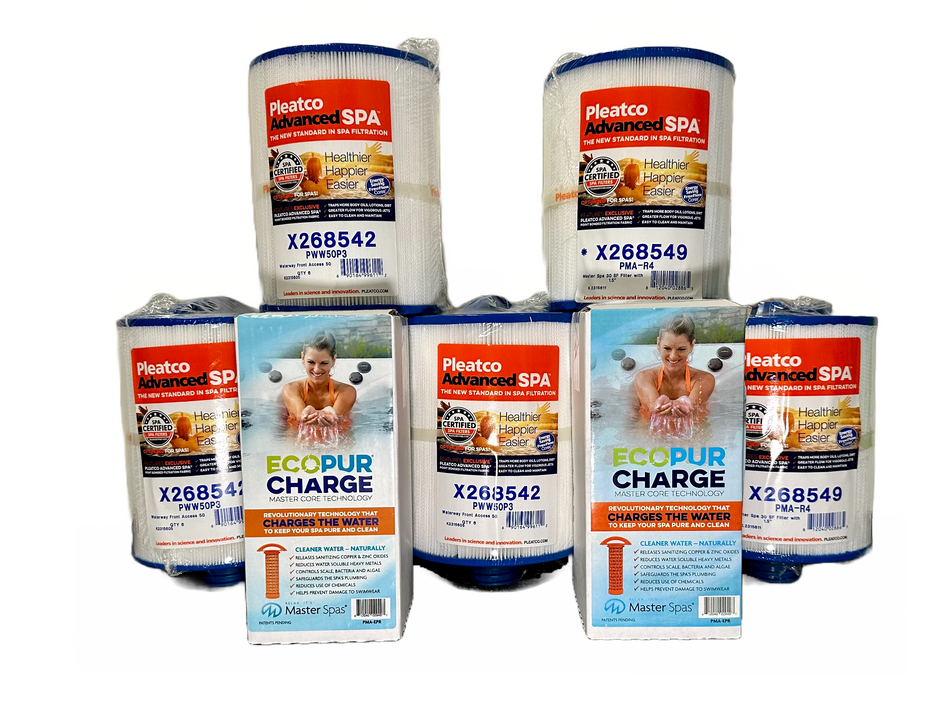 Filter Set - 7 Filter Set for H2X Trainer & Challenger/Michael Phelps Swim Spa