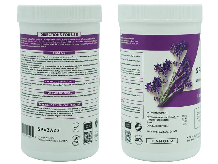 Spazazz Aroma Spa Shock Lavender Isle