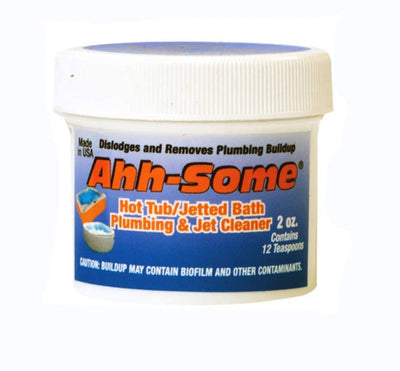 Ahh-Some- Hot Tub Cleaner | Clean Pipes & Jets Gunk Build Up | Clear & Soften Water For Jacuzzi, Jetted Tub, or Swim Spa (2oz.)