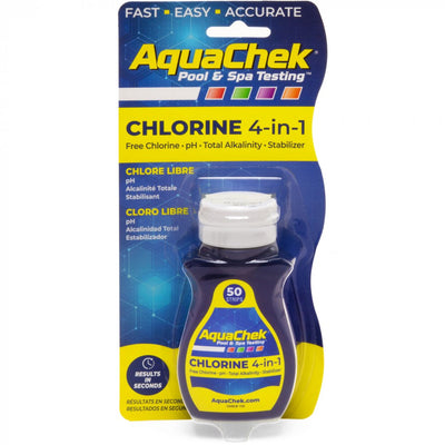 Aquacheck 4-1 Chlorine Test Strips