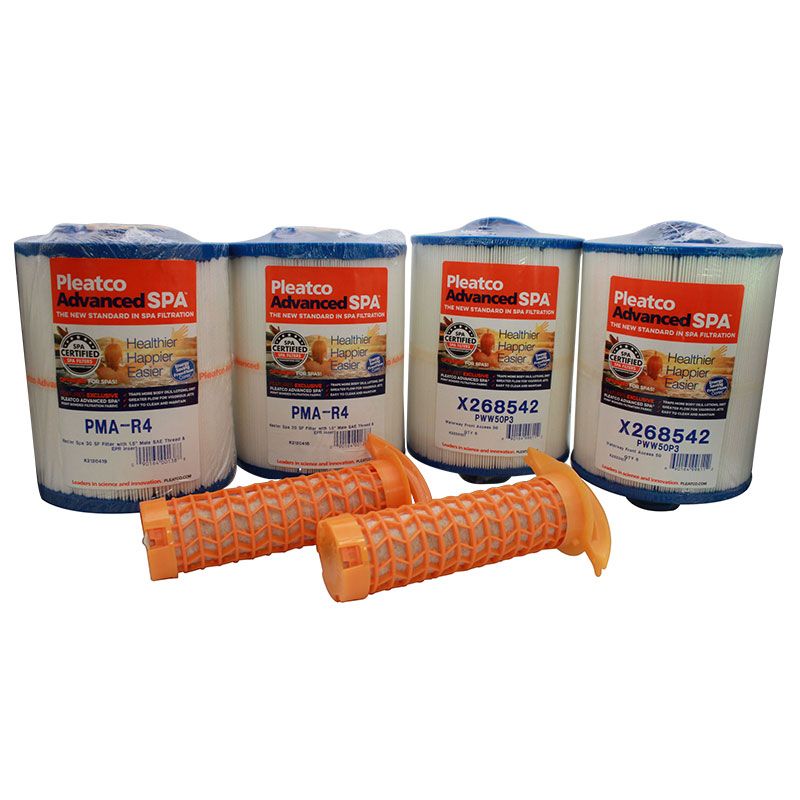 Filter Set - 6 Filter Set For H2X Trainer & Challenger/Michael Phelps Swim Spa